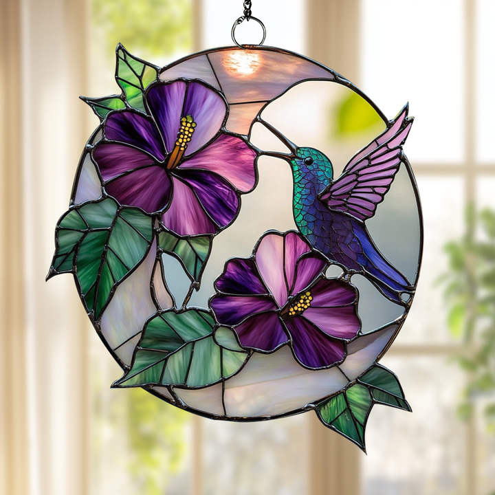 Hummingbird Serenade - Window Hanging Suncatcher NCU0TH007