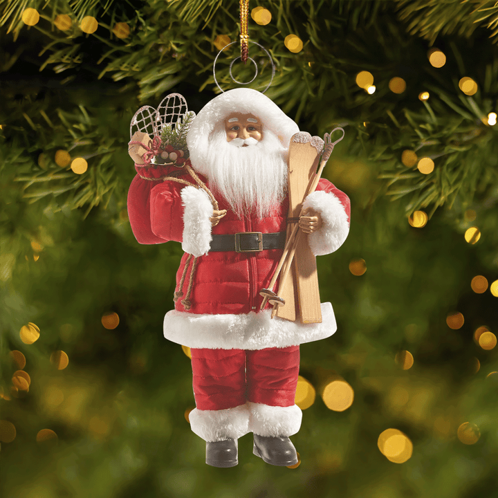 Jolly Saint Nick - Mica Ornament NCU0PD188