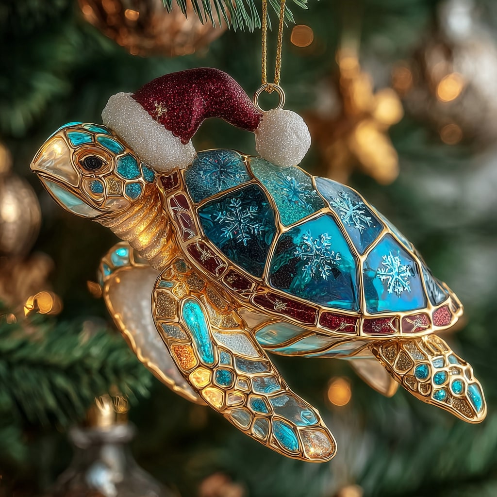 Jolly Shell Mica Ornament NCU0NL117