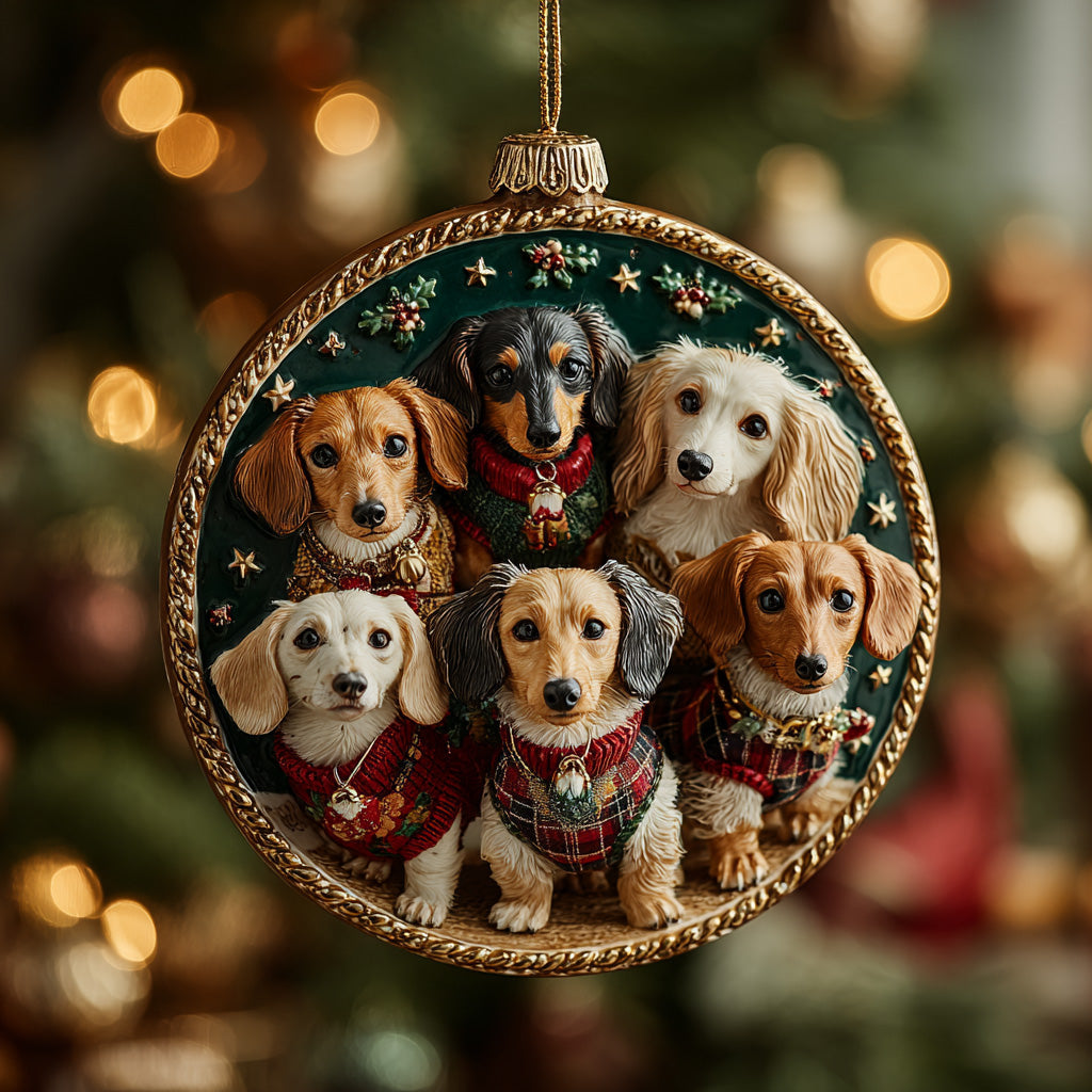 Joyful Golden Smiles Ceramic Ornament NCU0DH244