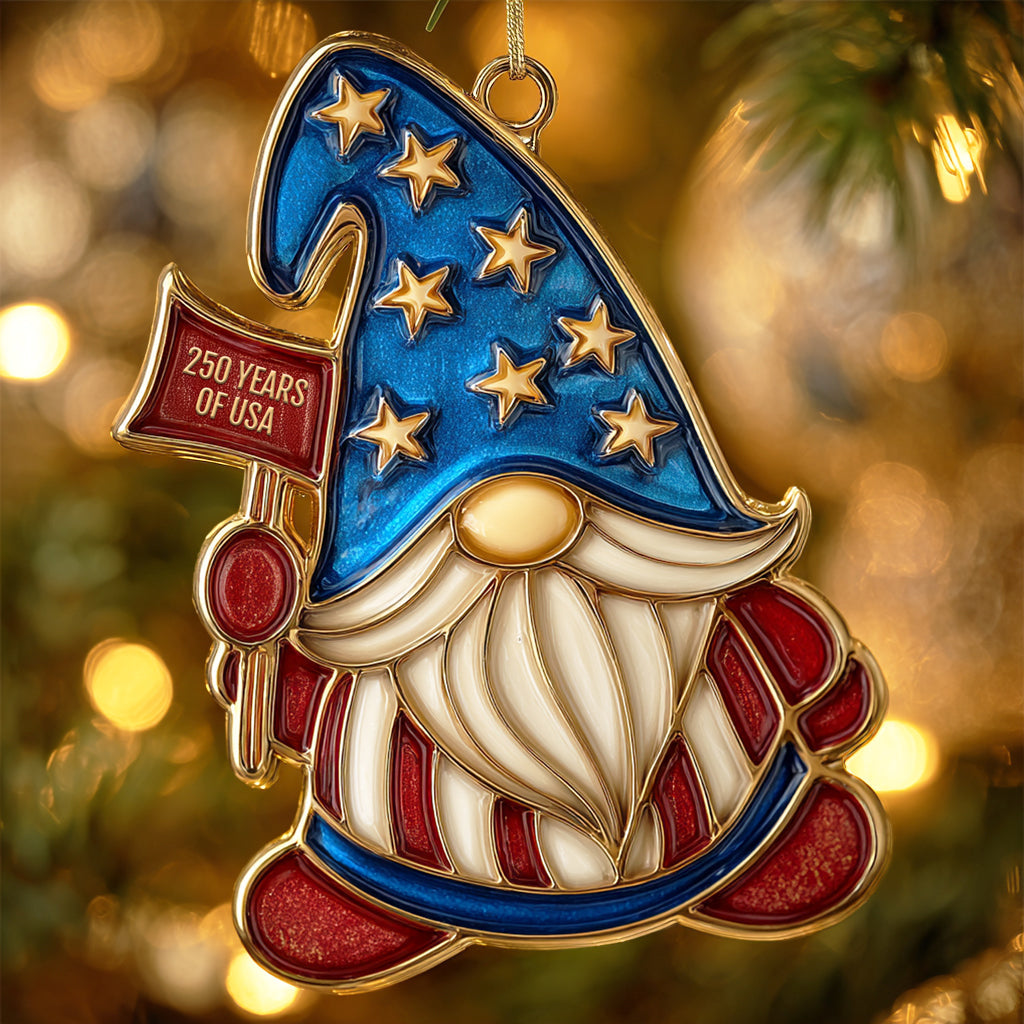 Liberty Star Gnome Mica Ornament NCU0HT101
