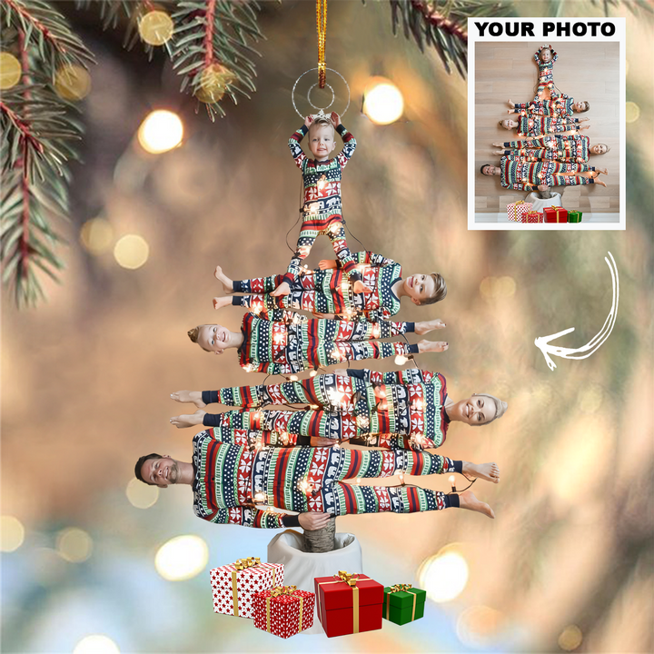Personalized Photo Mica Ornament - Christmas, Birthday Gift For Family Members - Customized Your Photo Ornament