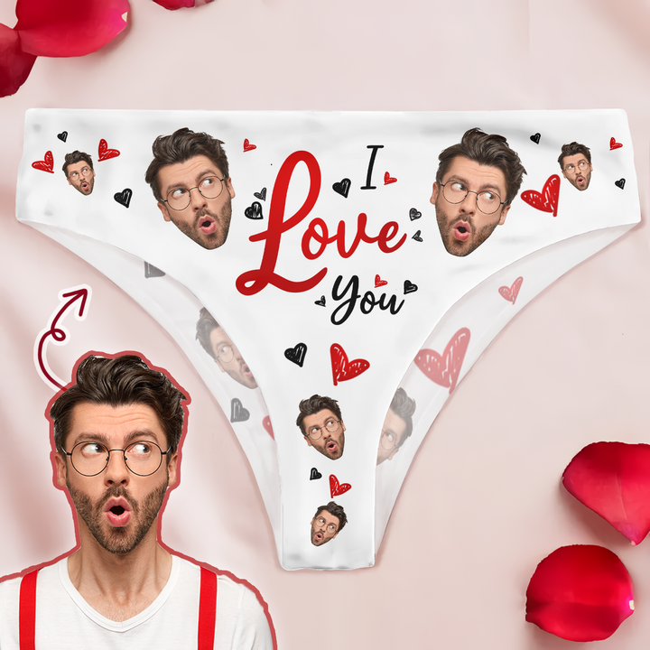 I Love You Baby - Personalized Custom Women's Briefs - Gift For Couple, Girlfriend