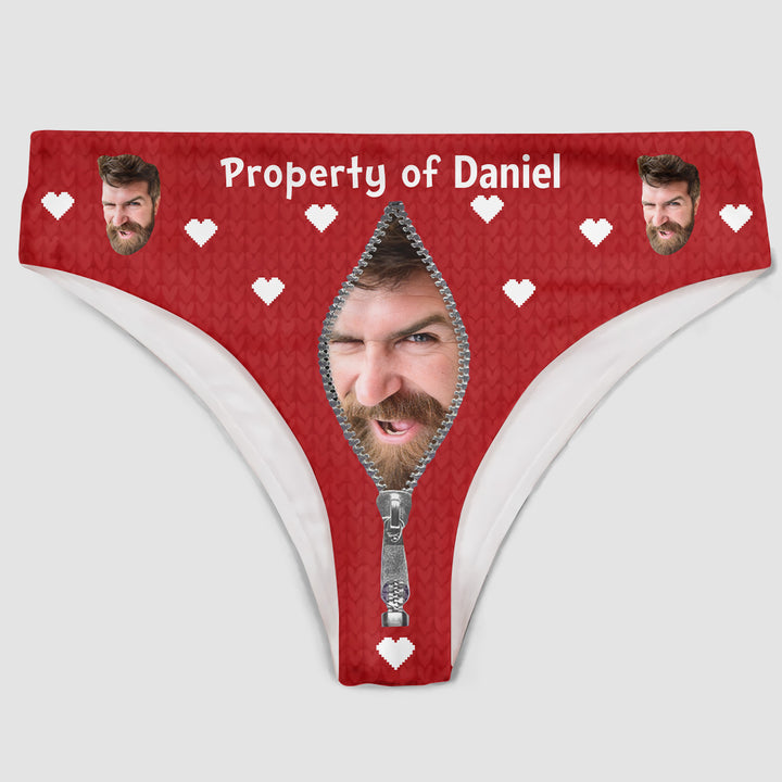 Property Of Husband - Personalized Custom Women's Briefs - Gift For Couple, Girlfriend