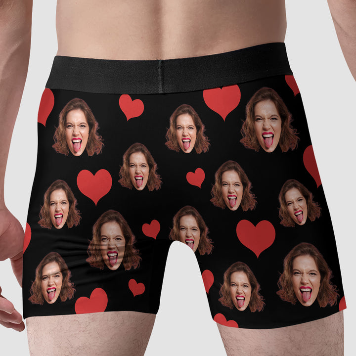 Property Of Me - Personalized Custom Men's Boxer Briefs - Gift For Couple, Boyfriend, Husband