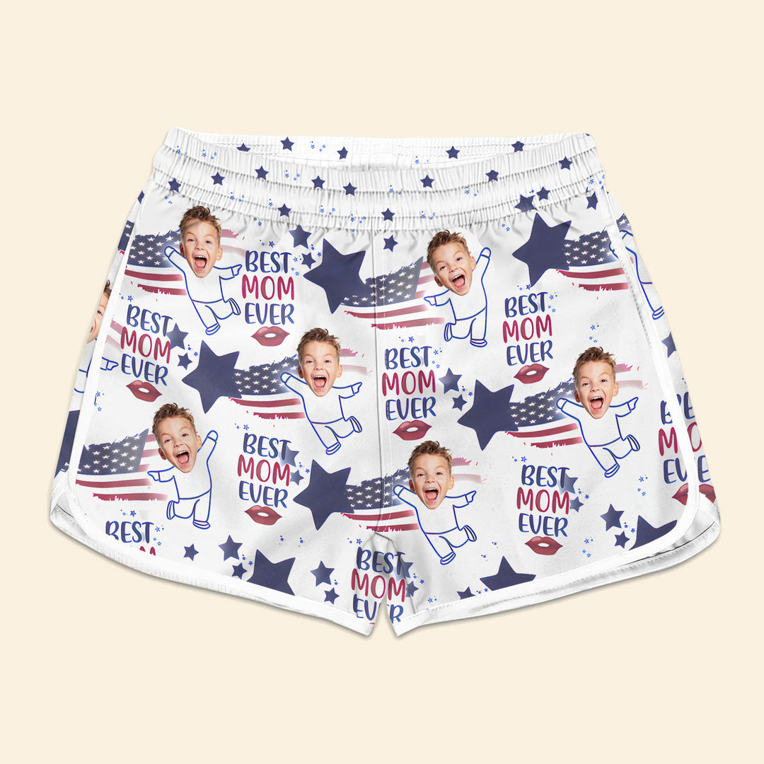 Best Mom Ever - Personalized Custom Woman Beach Shorts - Mother's Day Gift For Mom
