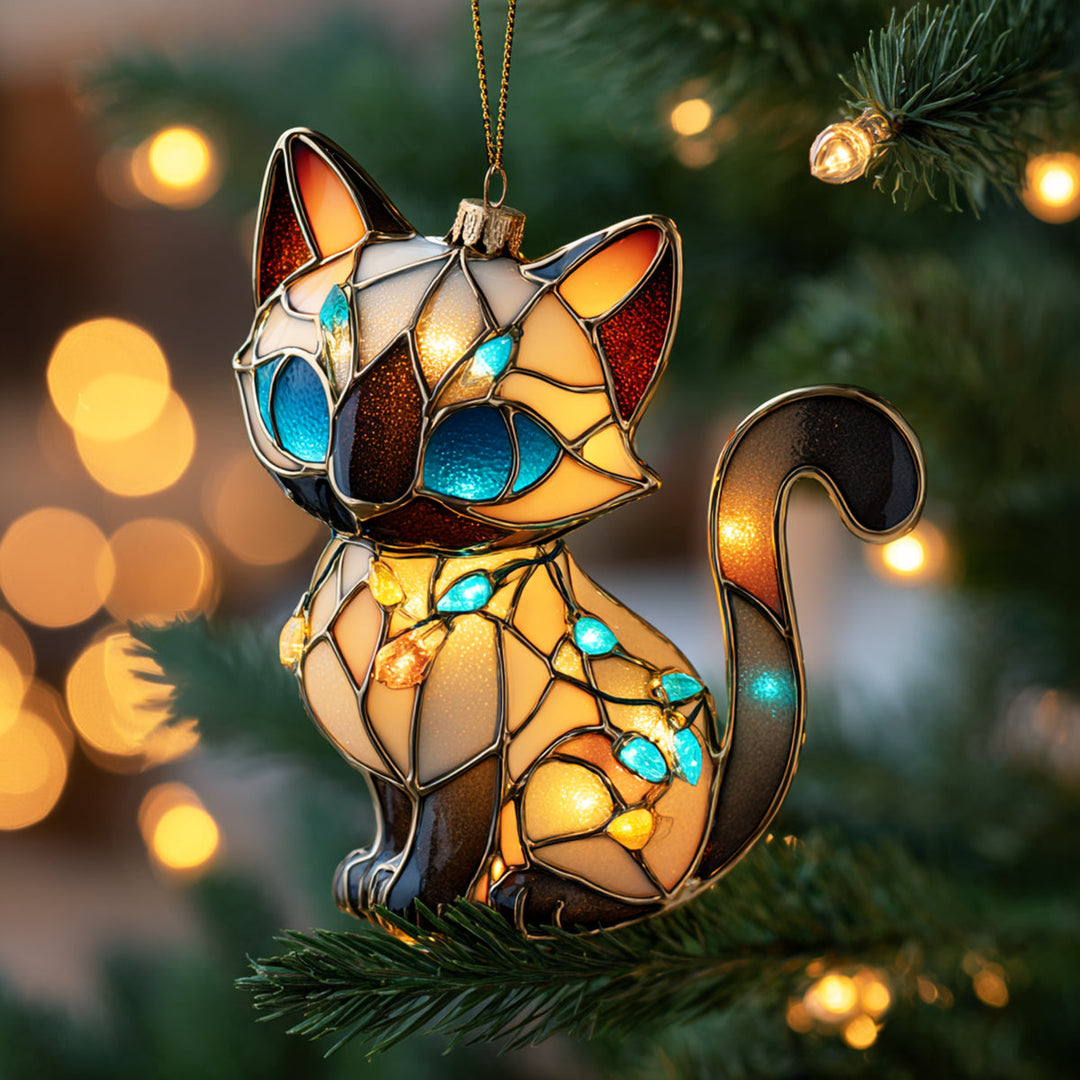 Meowgical Christmas Mica Ornament NCU0NL141