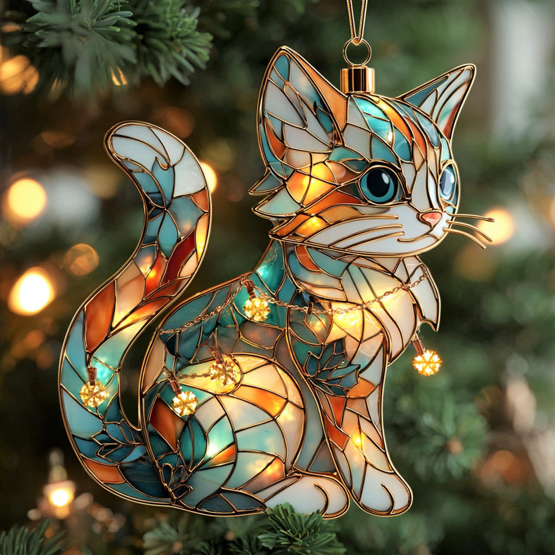 Meowy Joy Mica Ornament NCU0NL137
