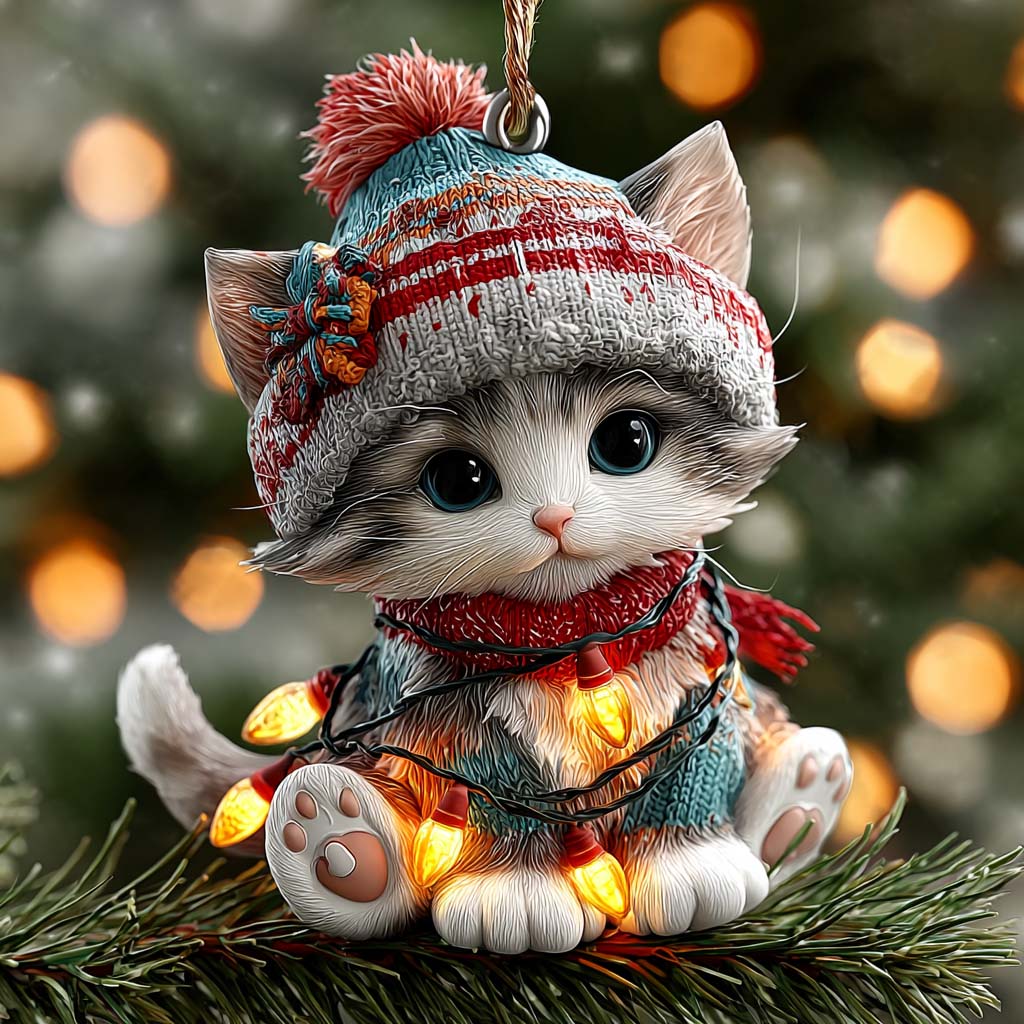 Mew Light Mica Ornament NCU0HT078