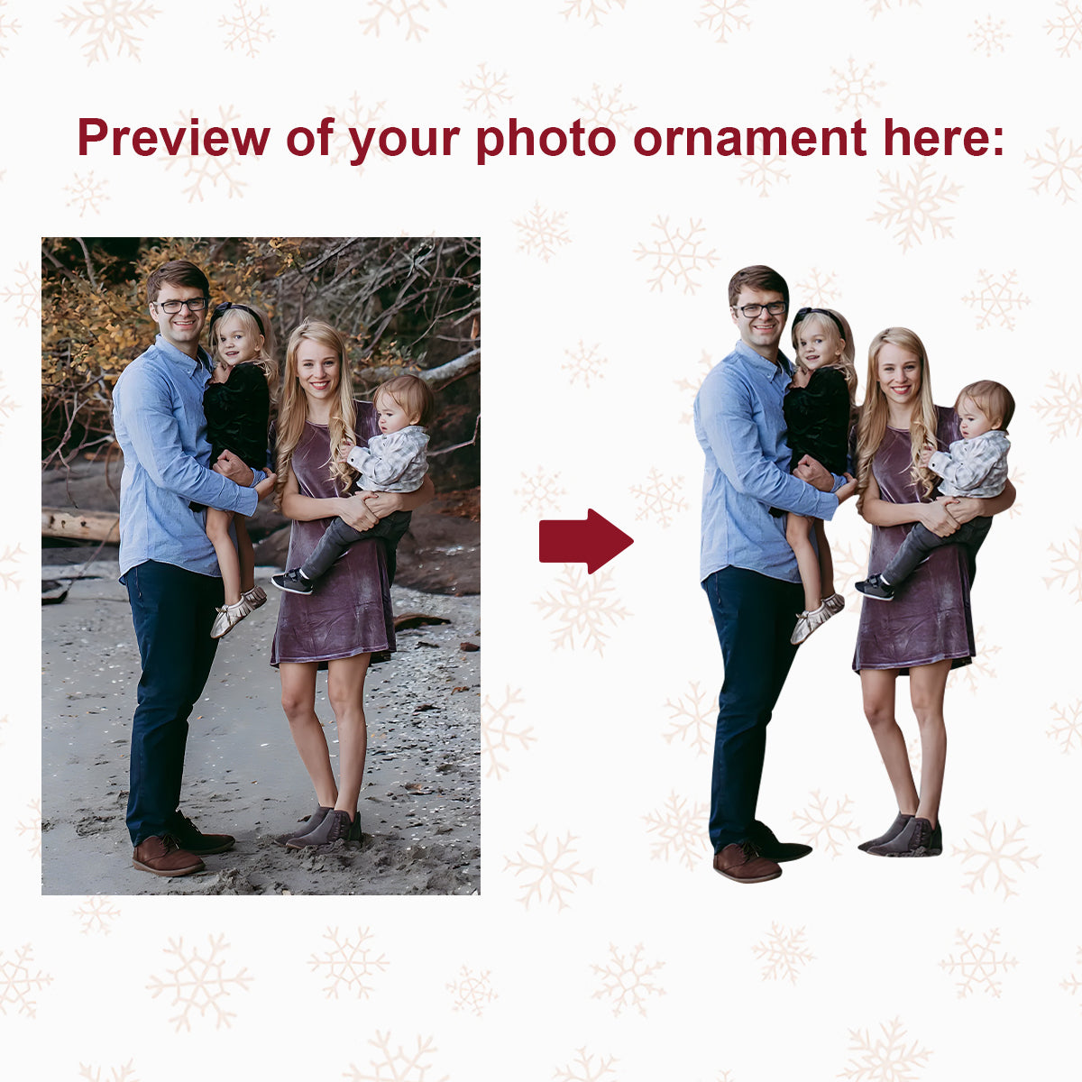 Photo Mica Ornament - Christmas Gift For Friends And Family - For Prev ...