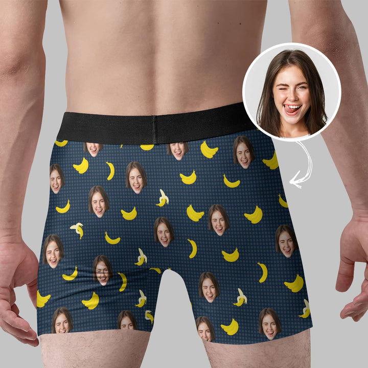 Only I Can Eat This - Personalized Custom Men's Boxer Briefs - Gift For Couple, Boyfriend, Husband
