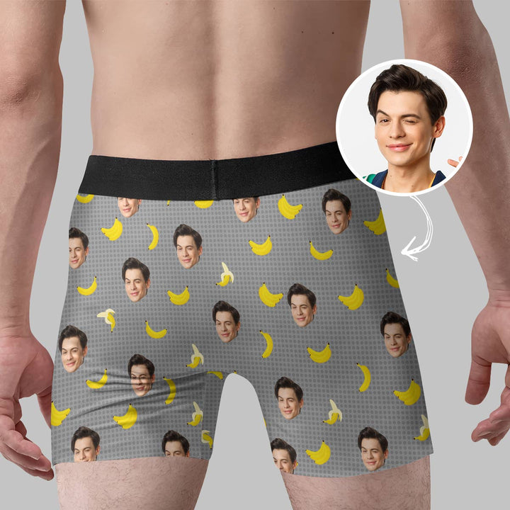 Only I Can Eat This - Personalized Custom Men's Boxer Briefs - Gift For Couple, Boyfriend, Husband