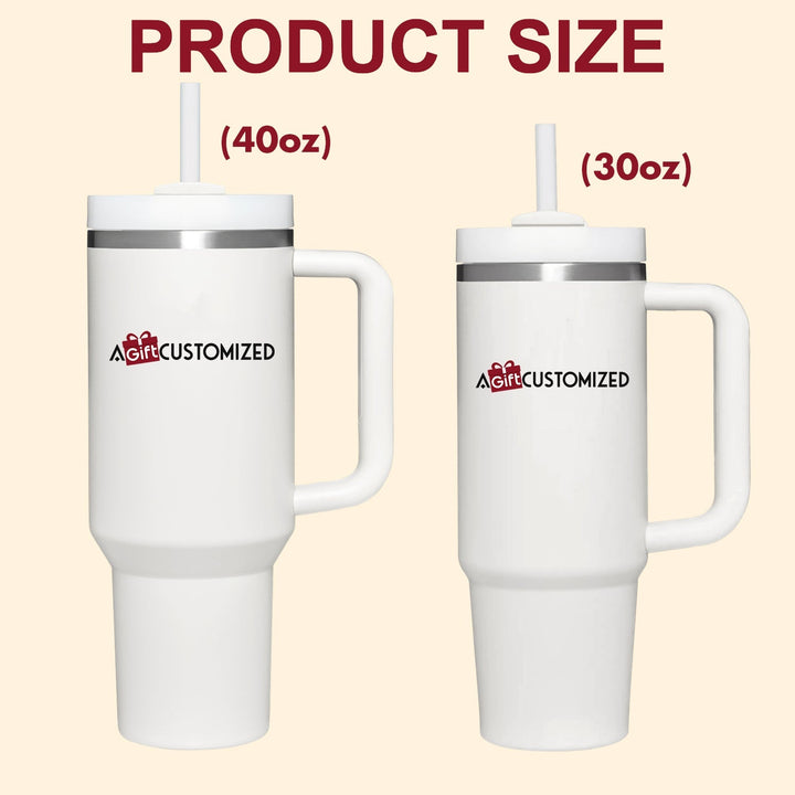 Gridiron Glory - Personalized Tumbler with Handle - NCU0DK005
