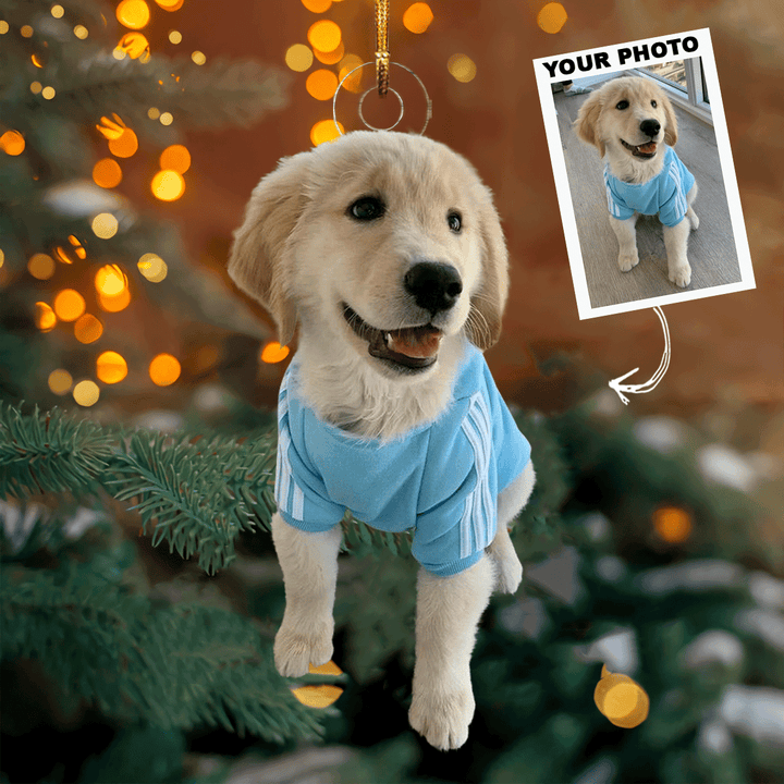 I Love My Pet - Personalized Photo Mica Ornament - Christmas Gift For Pet Lovers, Dog Lovers, Cat Lover