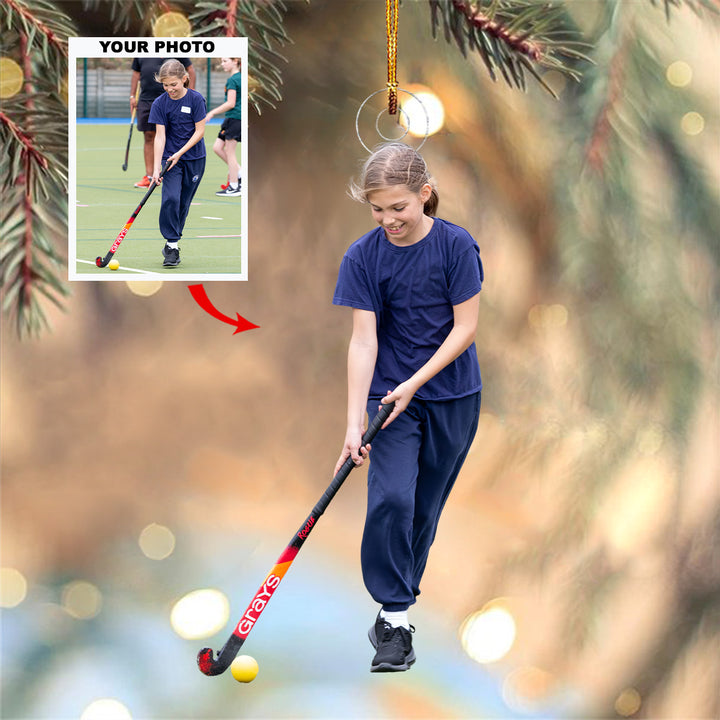 Youth Sports Glory - Personalized Photo Mica Ornament - Christmas Gift For Sport Lovers