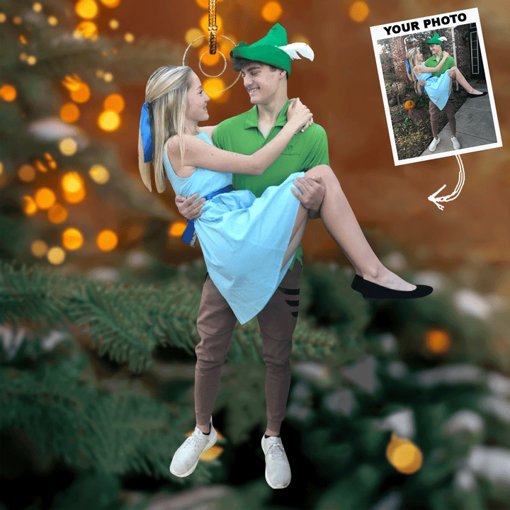 Love Of My Life - Personalized Photo Mica Ornament - Gift For Couple