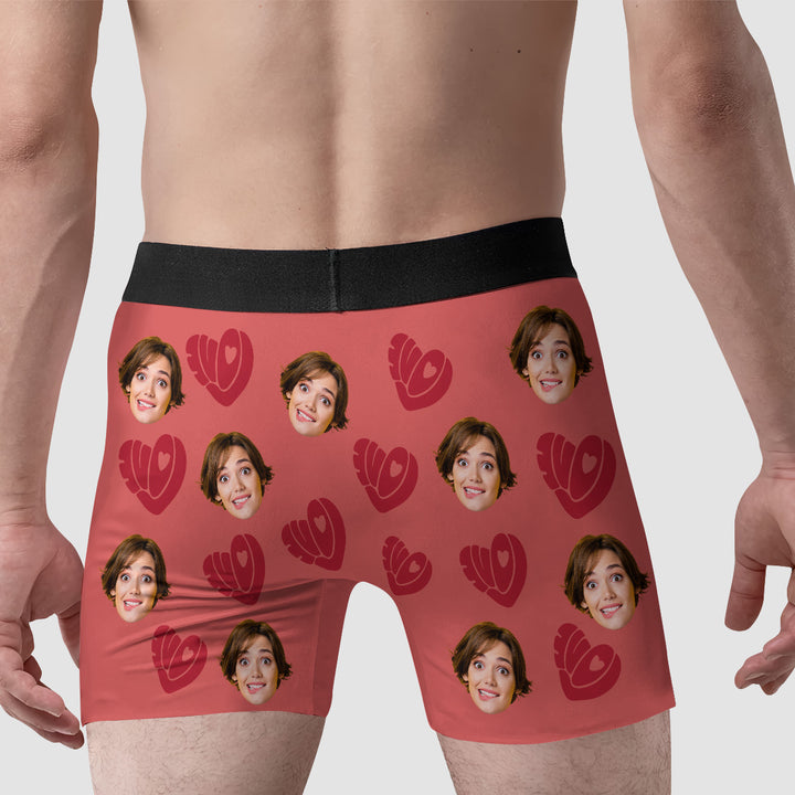 I Love My Wife - Personalized Custom Men's Boxer Briefs - Gift For Couple, Boyfriend, Husband