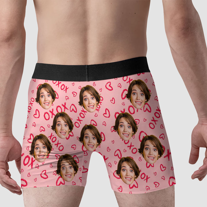 Lipstick Dipstick - Personalized Custom Men's Boxer Briefs - Gift For Couple, Boyfriend, Husband