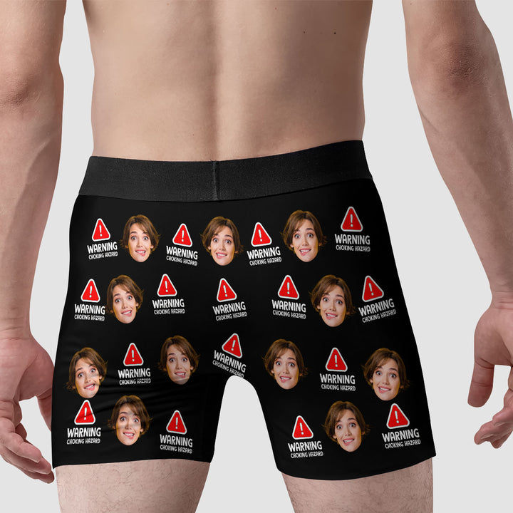 Emergency Case - Personalized Custom Men's Boxer Briefs - Gift For Couple, Boyfriend, Husband