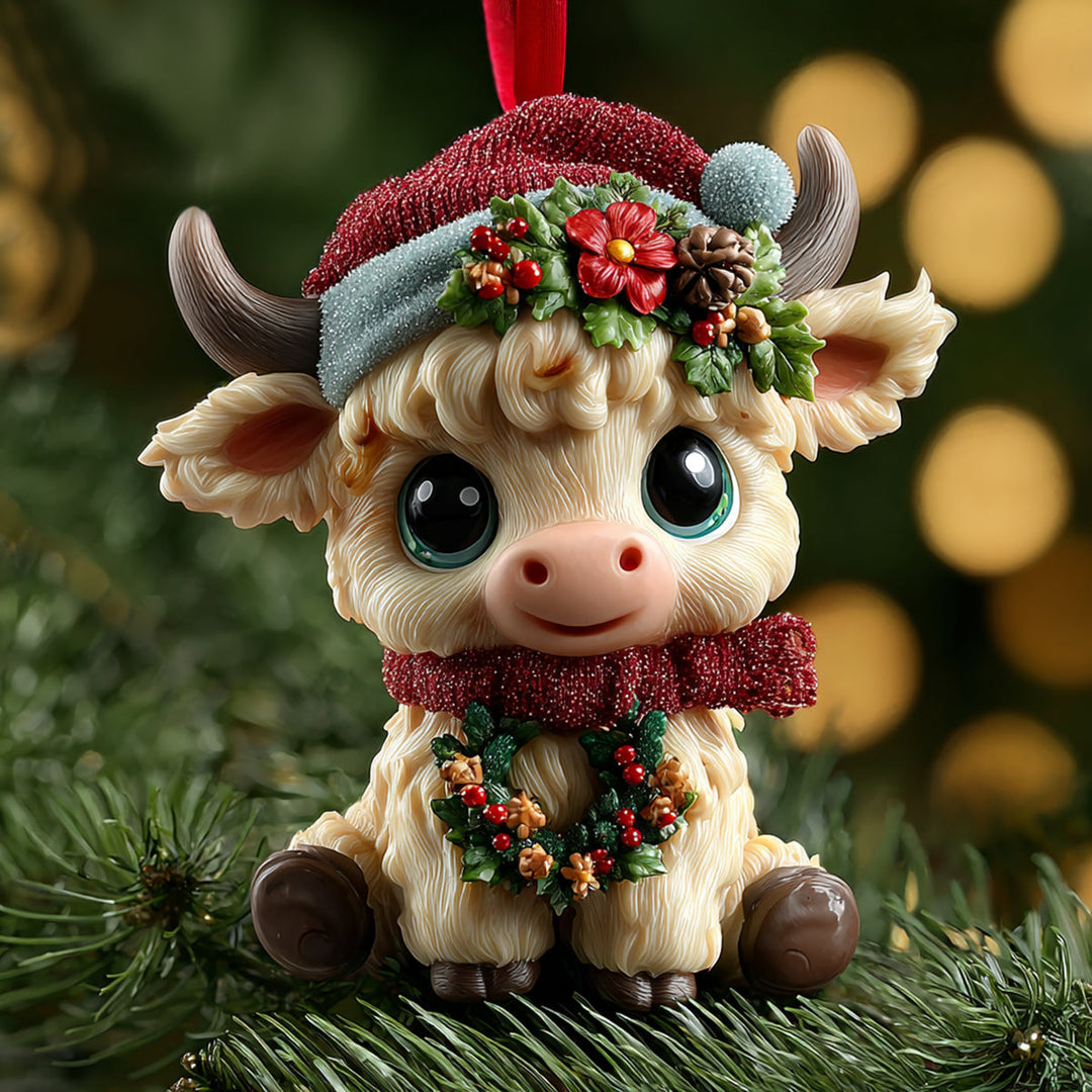 Moo Noel Mica Ornament NCU0NL185