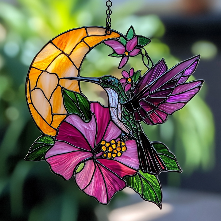 Moonflower Harmony - Window Hanging Suncatcher NCU0TH009