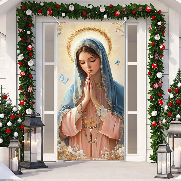 Mother Mary Door Cover NCU0DV111