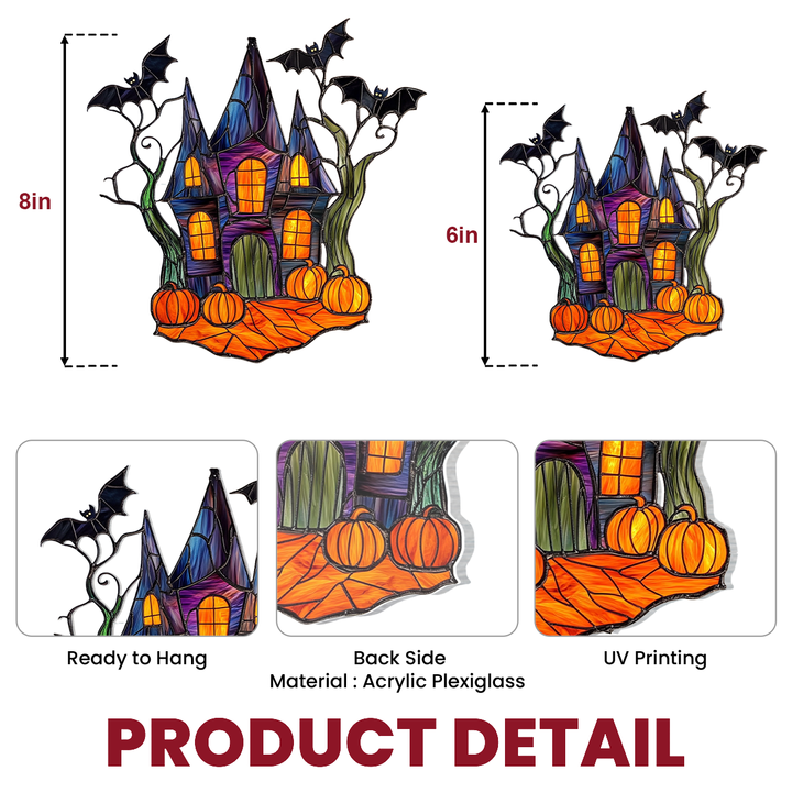 Haunted House Halloween - Window Hanging Suncatcher NCU0PD030