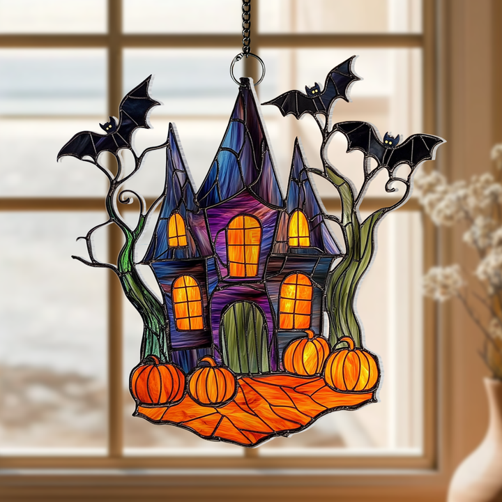 Haunted House Halloween - Window Hanging Suncatcher NCU0PD030