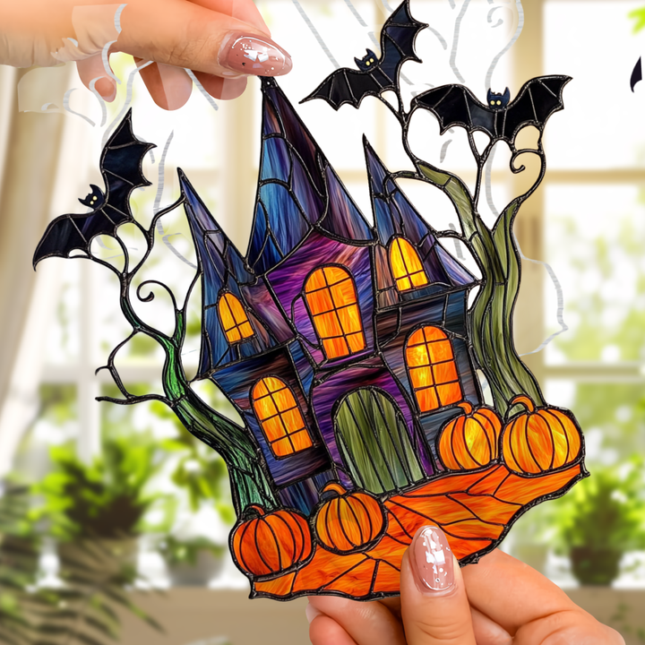 Haunted House Halloween - Window Hanging Suncatcher NCU0PD030