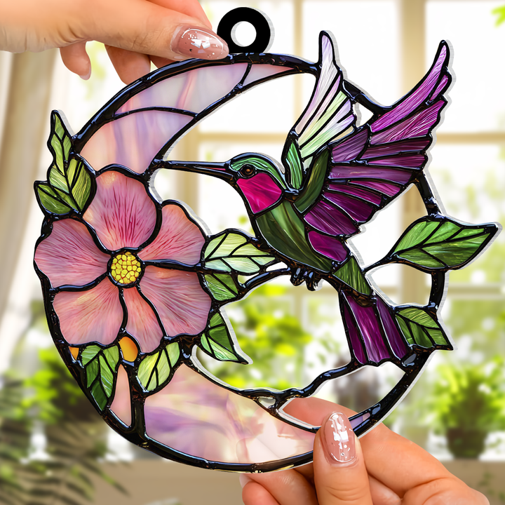 Hummingbird Haven - Window Hanging Suncatcher NCU0TH005