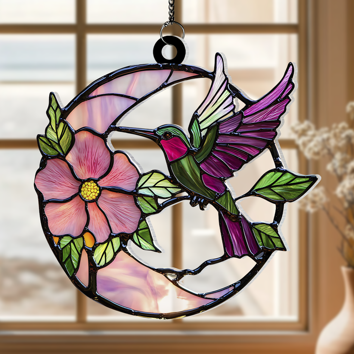 Hummingbird Haven - Window Hanging Suncatcher NCU0TH005