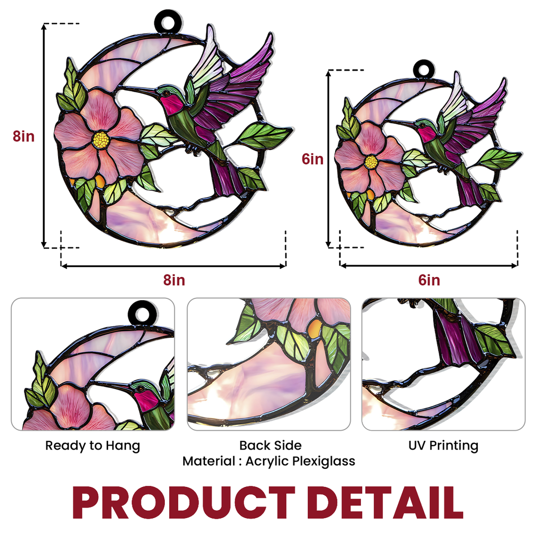 Hummingbird Haven - Window Hanging Suncatcher NCU0TH005