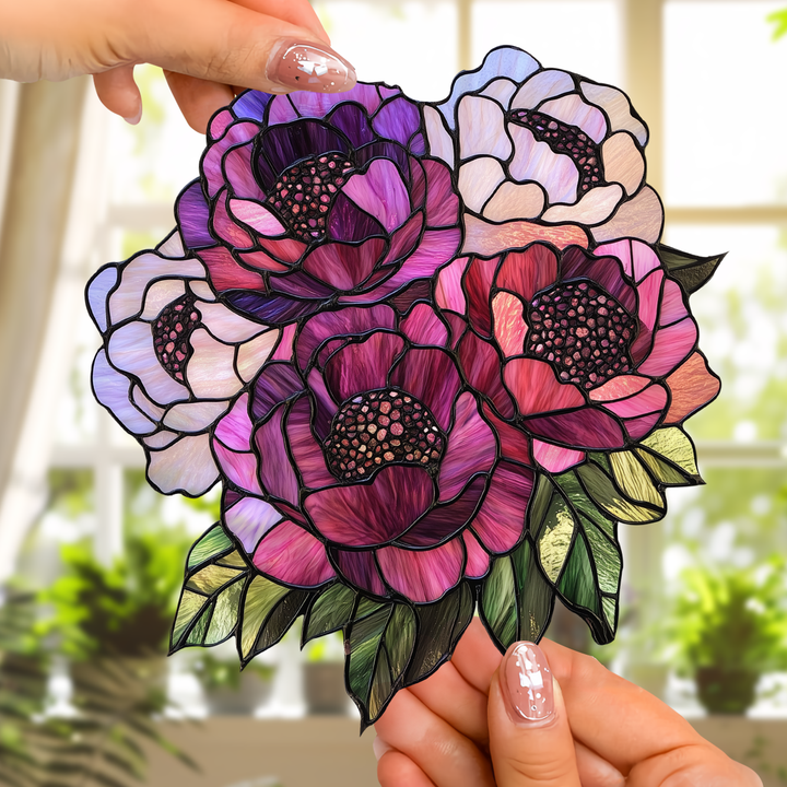 Floral Brilliance - Window Hanging Suncatcher NCU0VL034