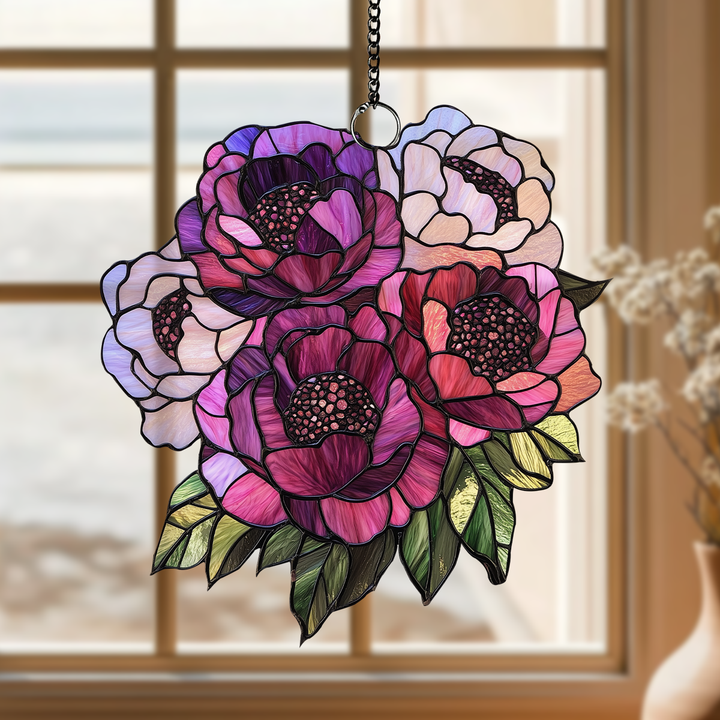 Floral Brilliance - Window Hanging Suncatcher NCU0VL034