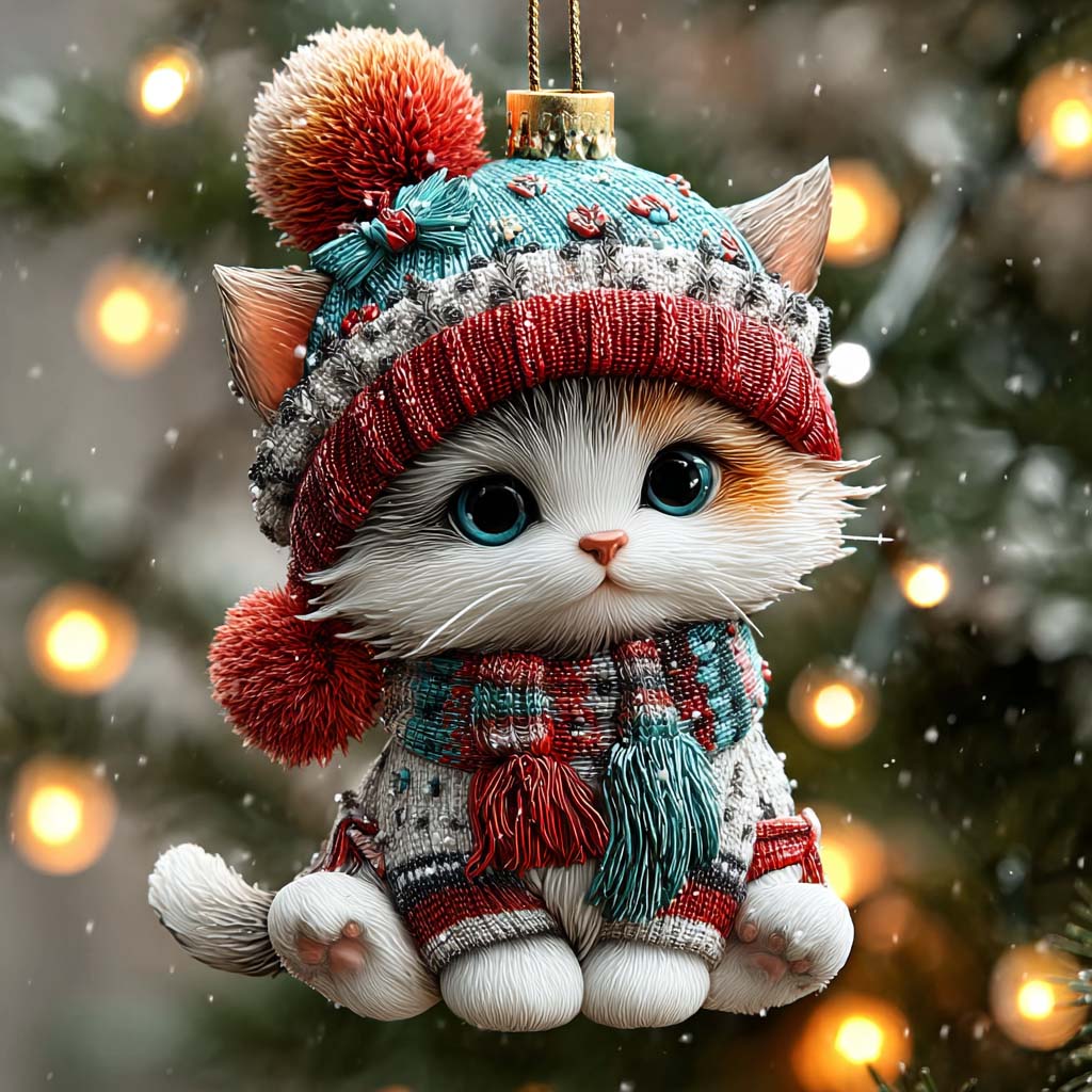 NoelMeow Mica Ornament NCU0HT075