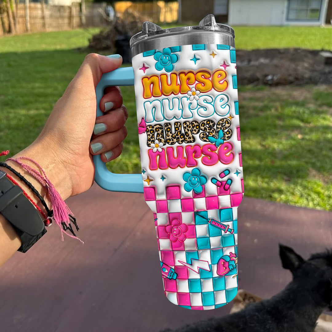 Super Nurse Power - Tumbler with Handle - NCU0LL003