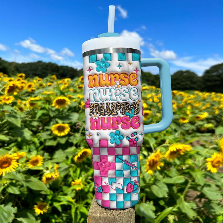 Super Nurse Power - Tumbler with Handle - NCU0LL003
