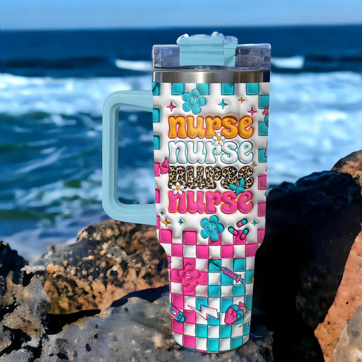 Super Nurse Power - Tumbler with Handle - NCU0LL003