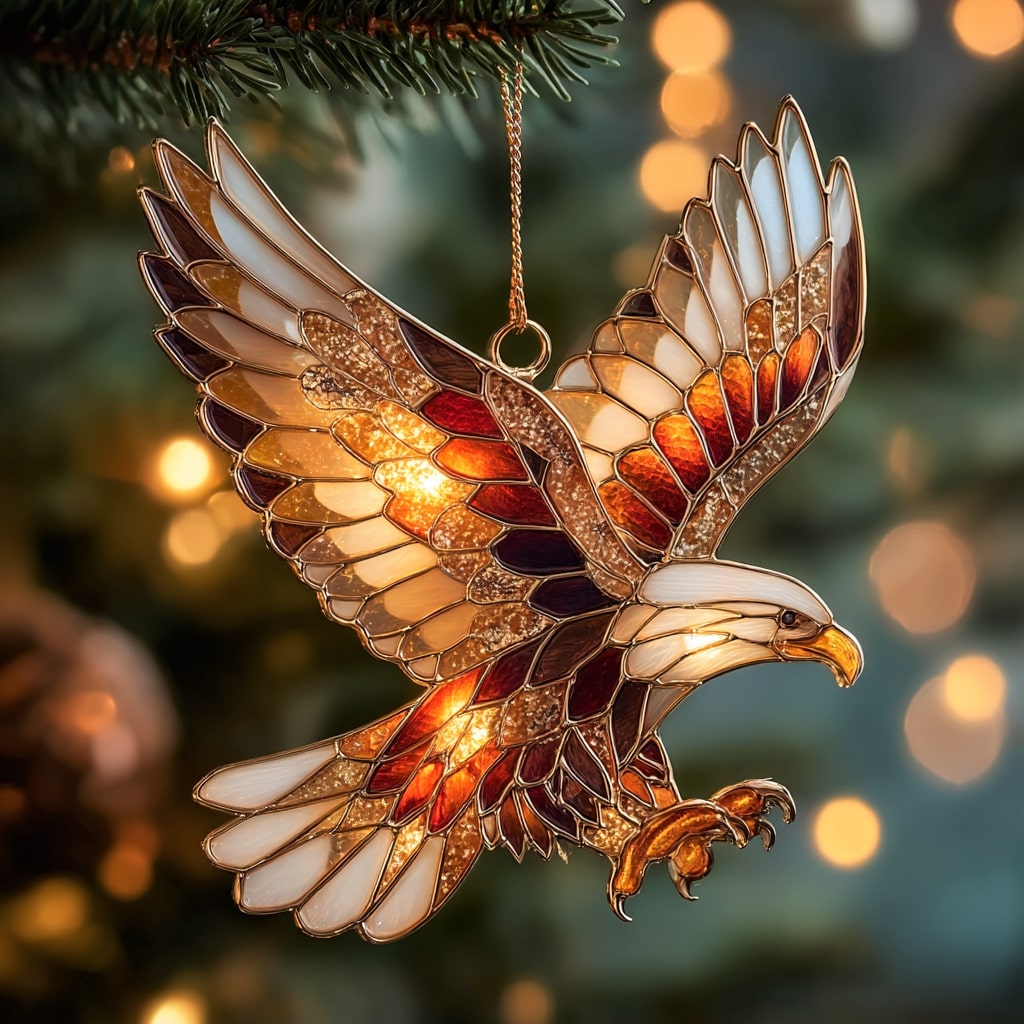 Pride Eagle Mica Ornament NCU0NL214