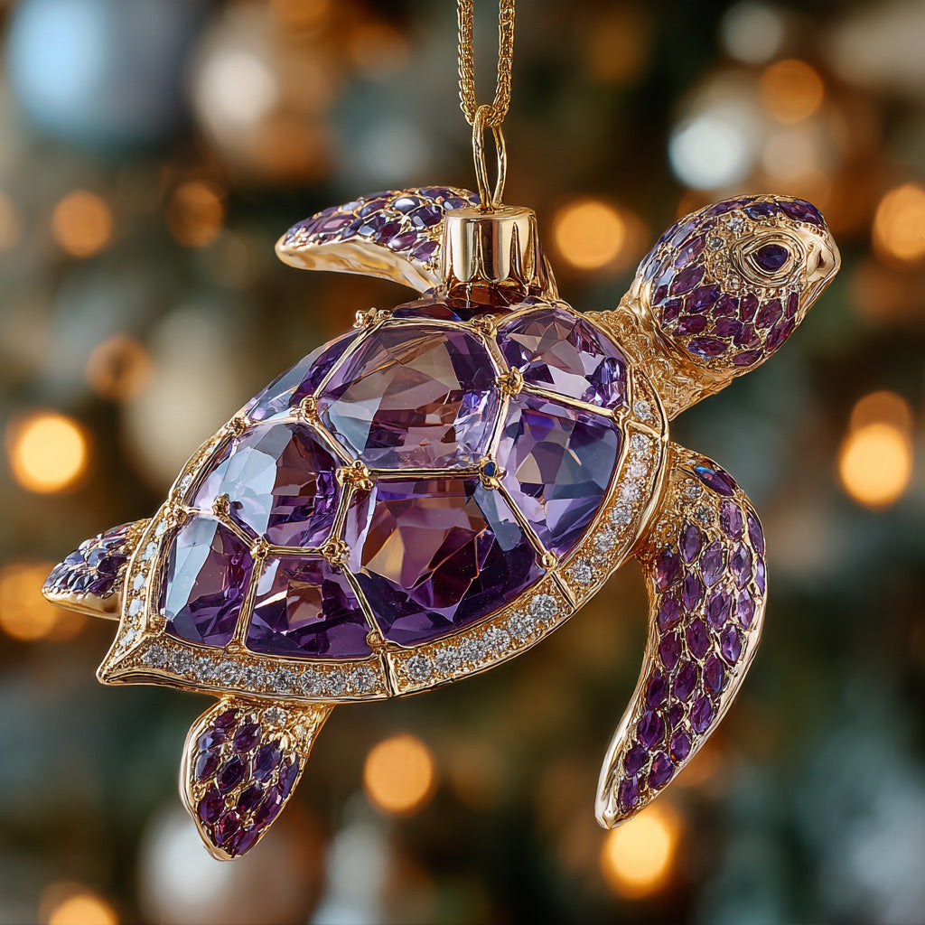 Purple Tide Jewel Mica Ornament NCU0DH201