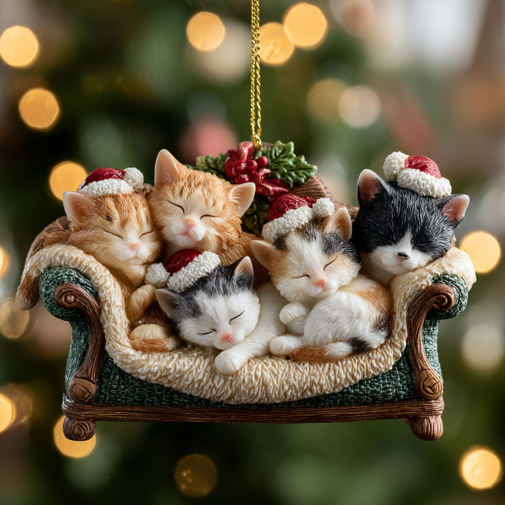 Purring Sofa Joy Mica Ornament NCU0DH223