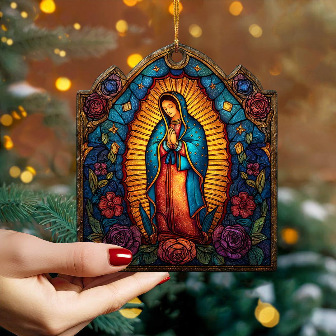 Rose of Guadalupe Mica Ornament NCU0NL176