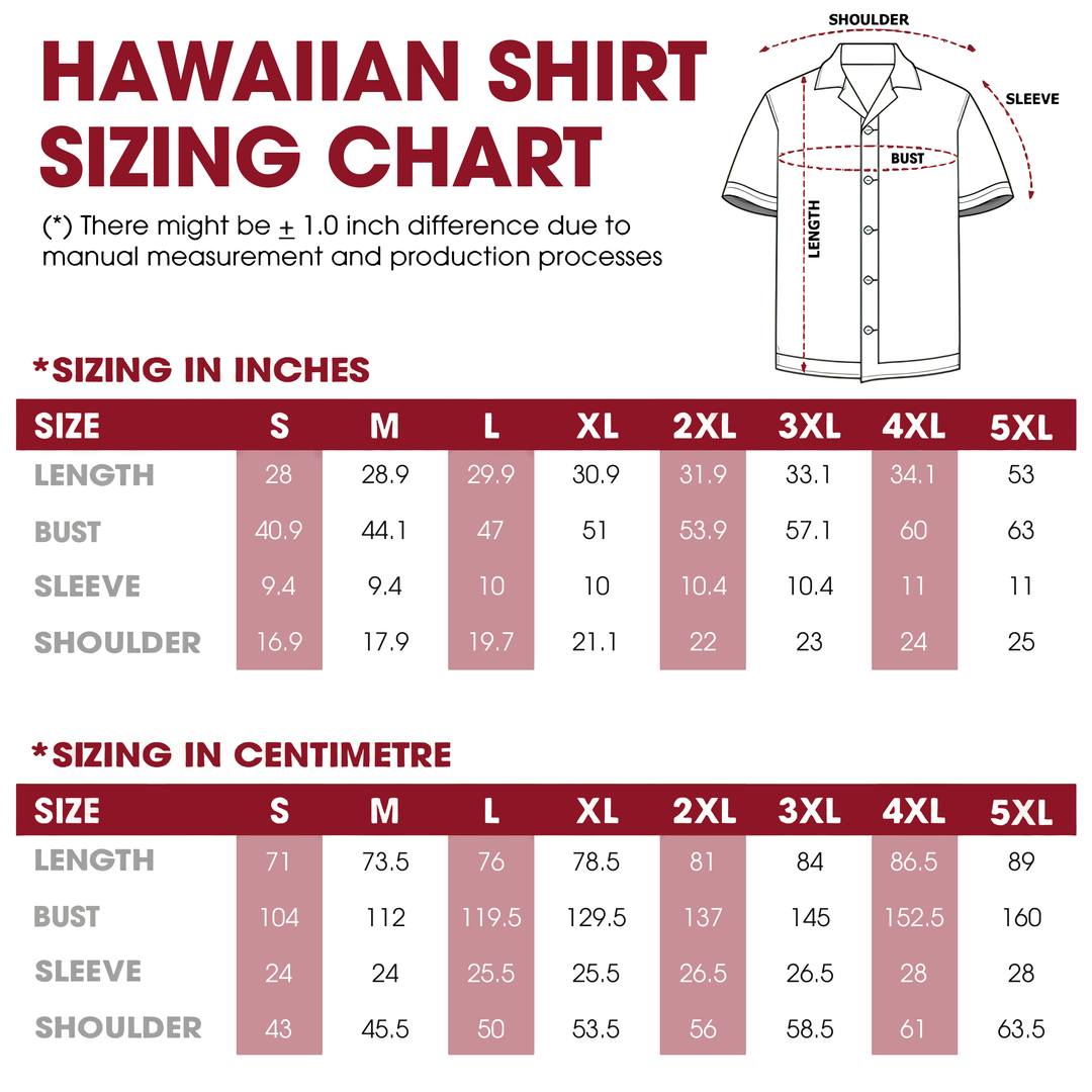 Hibiscus Pattern - Personalized Custom Unisex Hawaiian Shirt