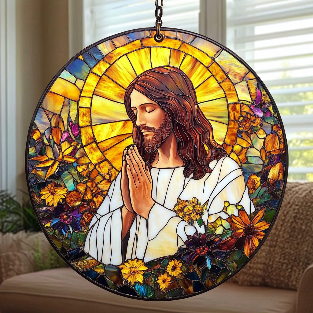 Sacred Reflection - Window Hanging Suncatcher NCU0PD038