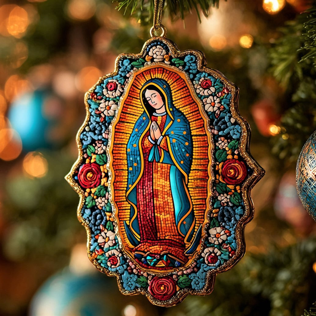 Sacred Light Guadalupe Mica Ornament NCU0NL174
