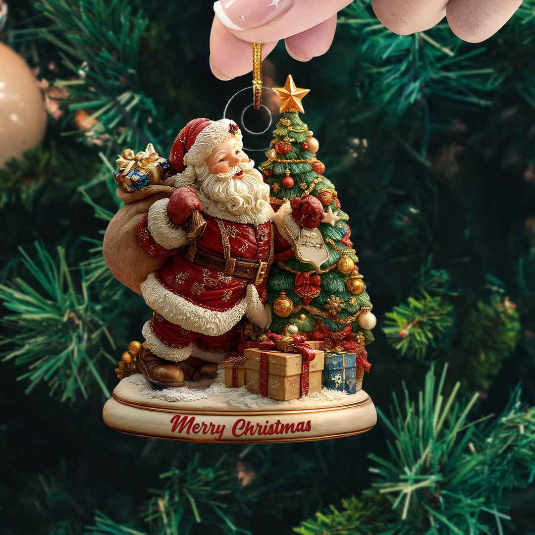Santa Glow Mica Ornament NCU0NL160
