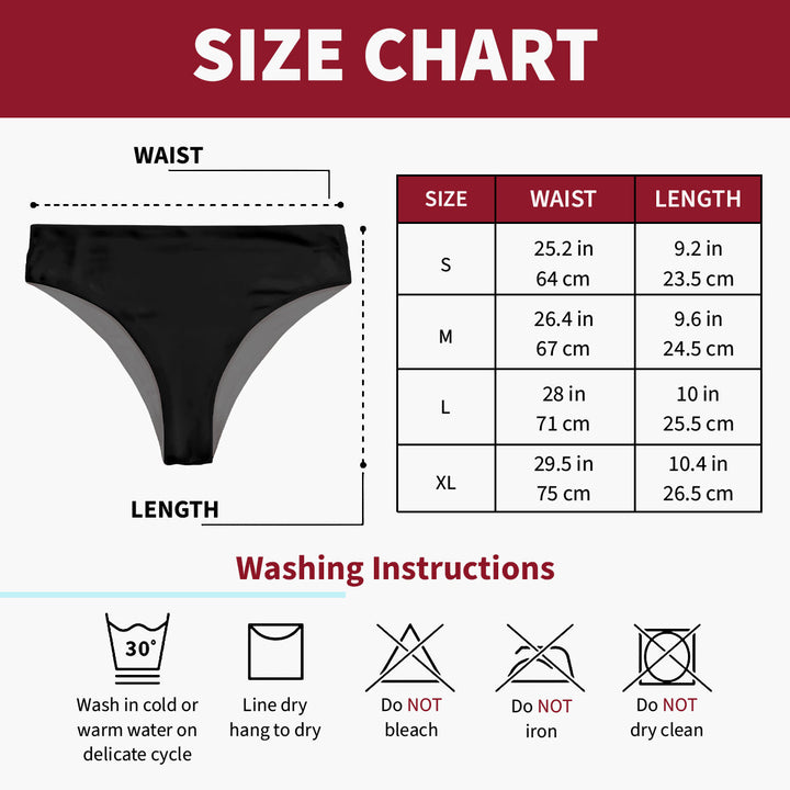 Melanated Face Cutout - Personalized Custom Women's Briefs - Gift For Couple, Girlfriend, Wife