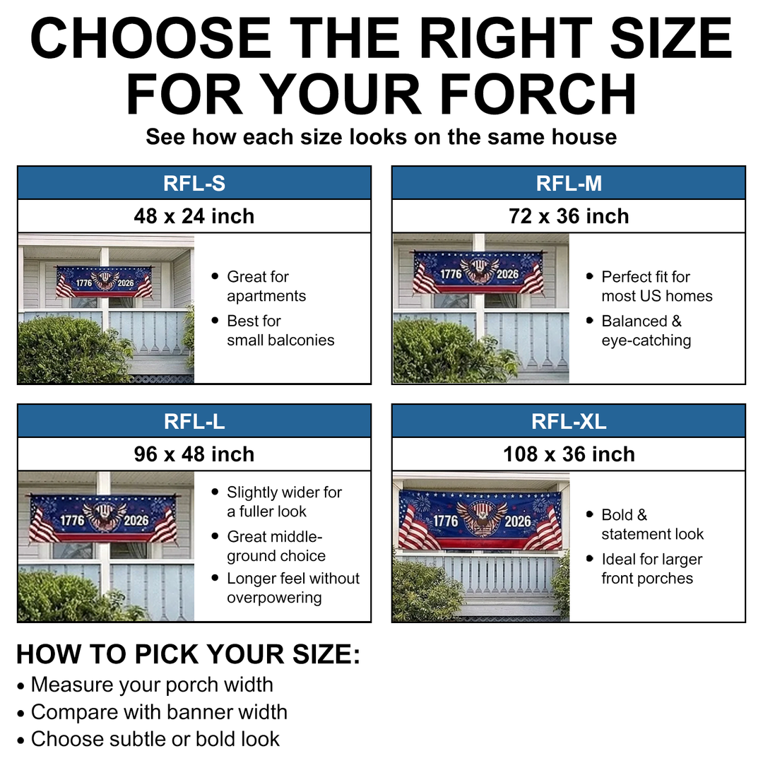 Rectangle Fence Flag Polyester Outdoor Banner - America 250th Anniversary Gifts For Mom, Dad, Brother, Sister, Kids - Together We Shine Bright AGC0VL102
