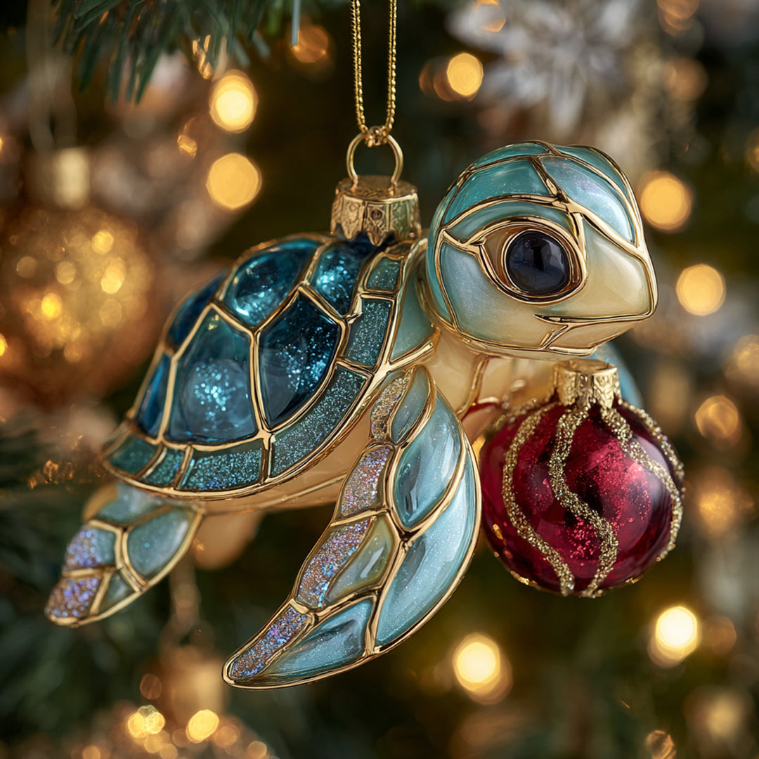 Sparkle Swimmer Mica Ornament NCU0NL120