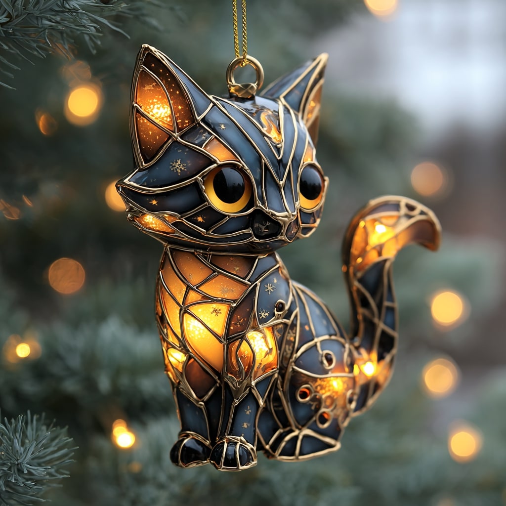 Starry Whiskers Mica Ornament NCU0NL133